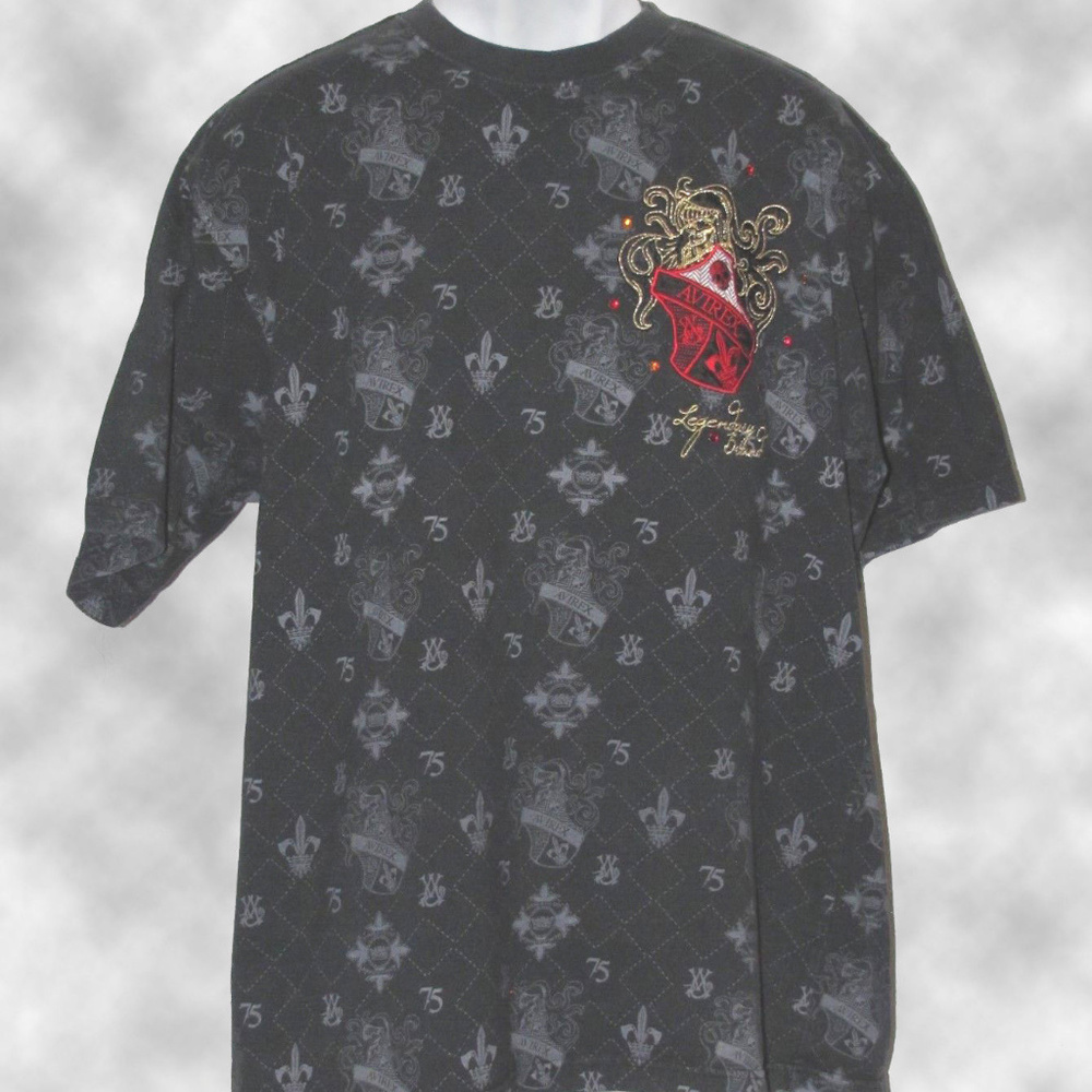 AVIREX 75  Heavy Cotton T - Shirt